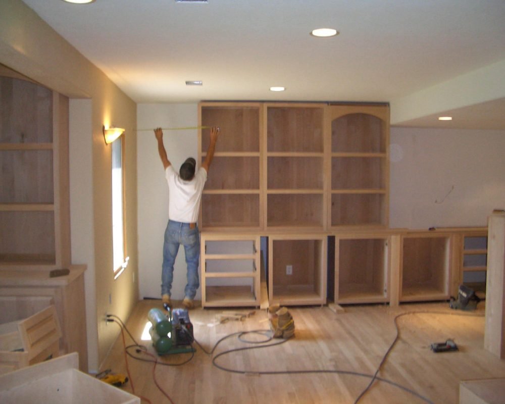 cabinet install